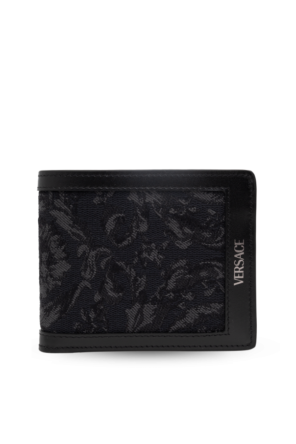 【Versace】 ドキュメントホルダー ラ メドゥーサ カード ホルダー ブラック,ゴールド | VERSACE JP